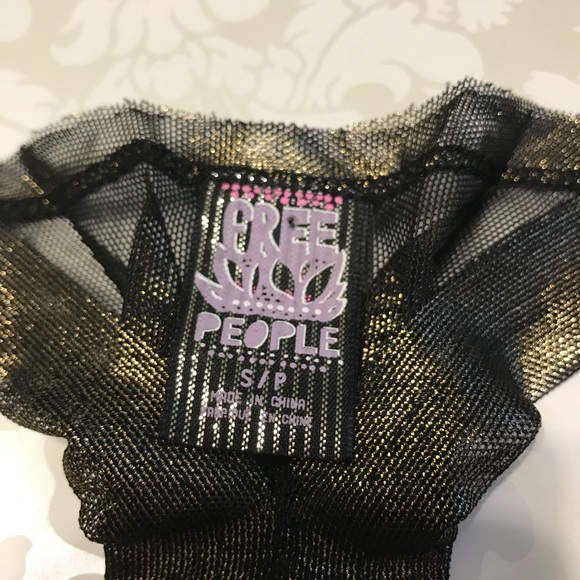 Free People Sheer Metallic Tank - Picture 3 of 5